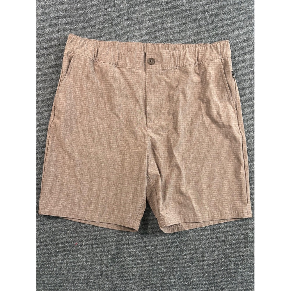 Oakley Hydrolix Mens Regular Fit Shorts Brown Heathered Size 36 Active Casual